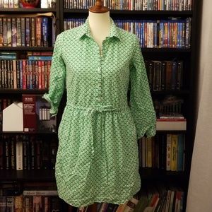 Gap print poplin dress